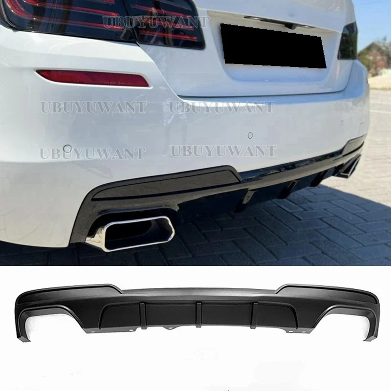 Splitter trasero fibra carbono BMW Serie 5 F10 M Sport 2010-2016 - imagen 2