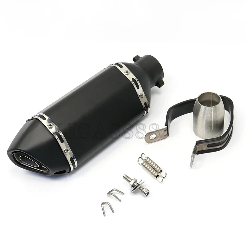 Silenciador de escape universal 38-51 mm para moto y ATV - imagen 2