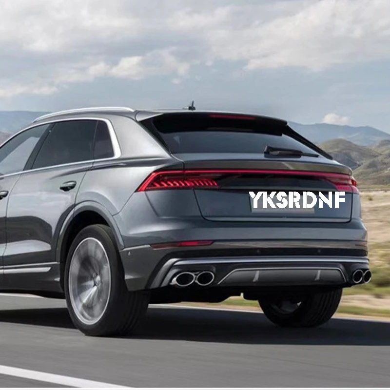 Difusor trasero negro labio y puntas de escape – Audi Q8/SQ8 2019-2023 - imagen 2