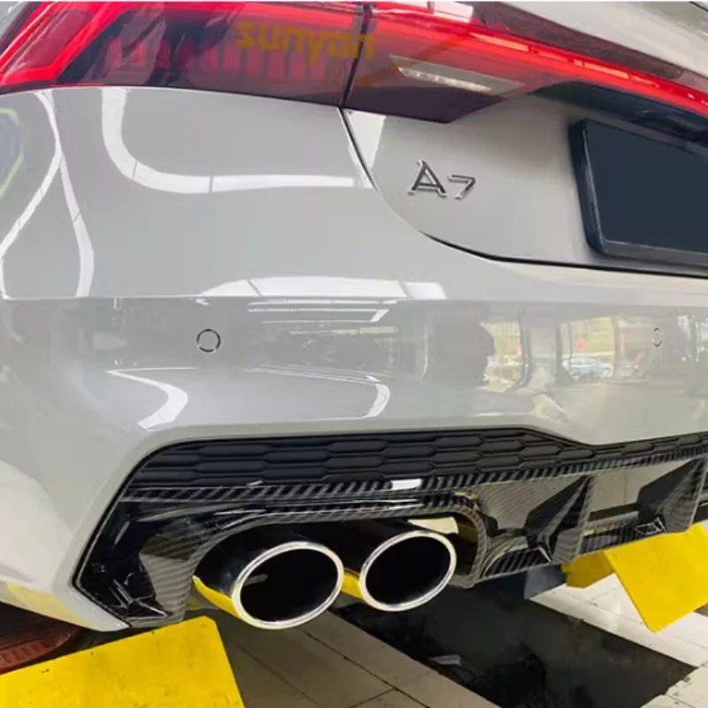 Difusor trasero con salidas de escape para Audi A7/S7 2019-2023 - imagen 4