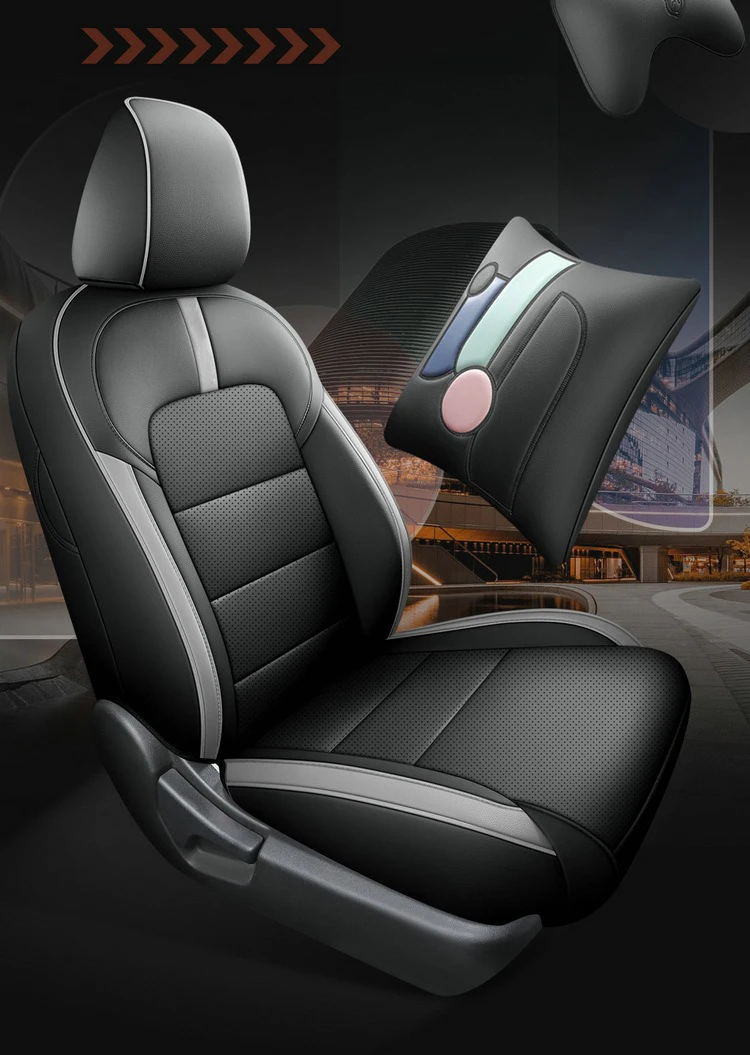 Juego completo de fundas para asiento y reposacabezas