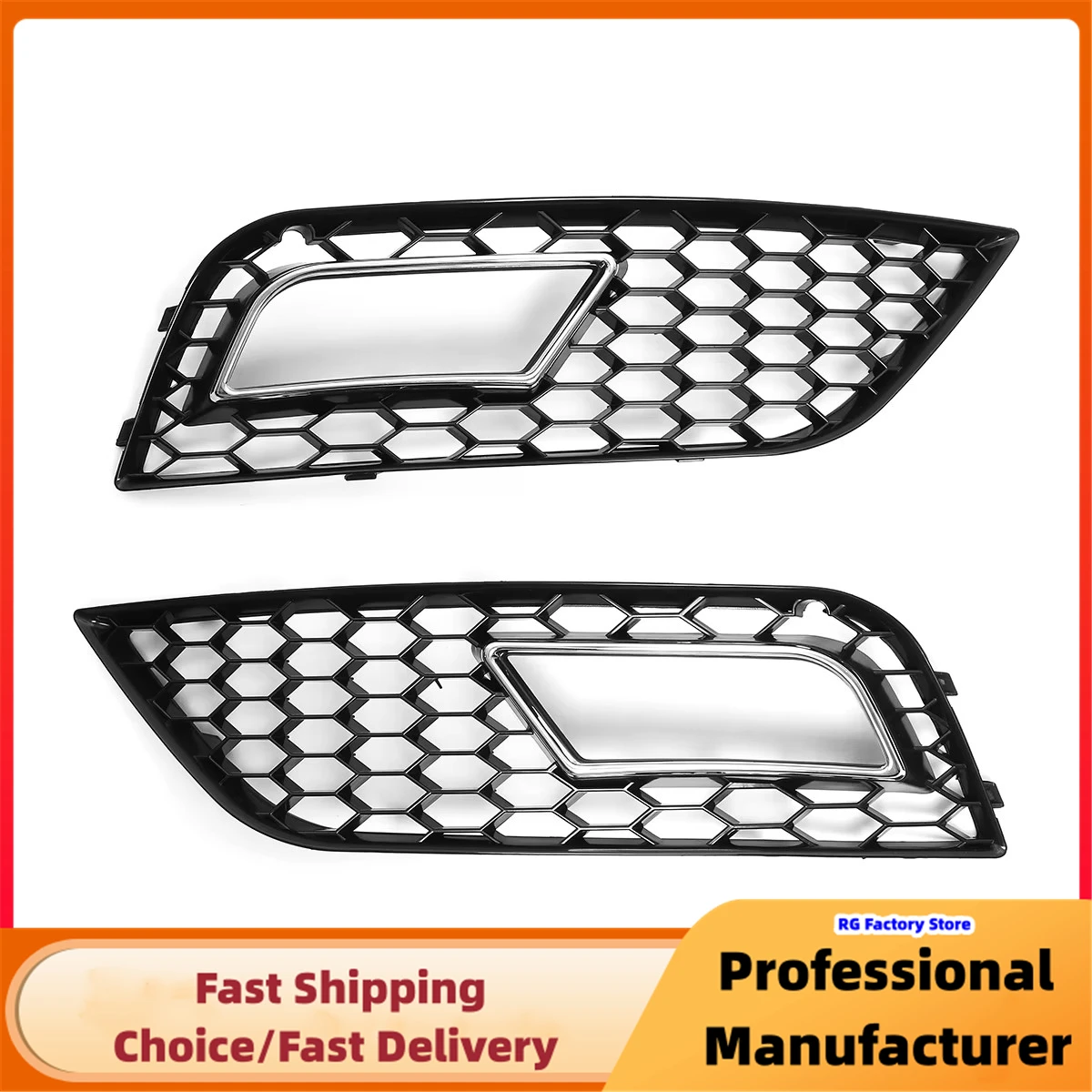 Rejillas antiniebla Audi A4 B8.5 2013-2016 estilo RS4 - imagen 5