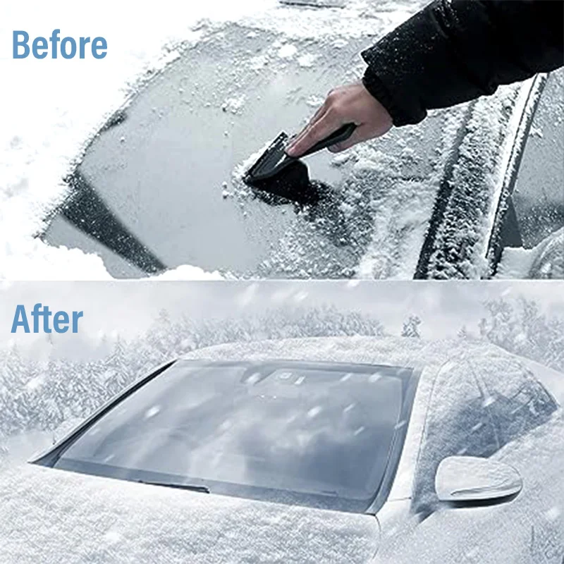 Cubierta para parabrisas universal: hielo nieve y UV protector espejos - imagen 3