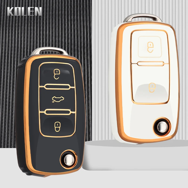 Funda protectora TPU para llave Volkswagen botones Polo Golf Passat - imagen 4