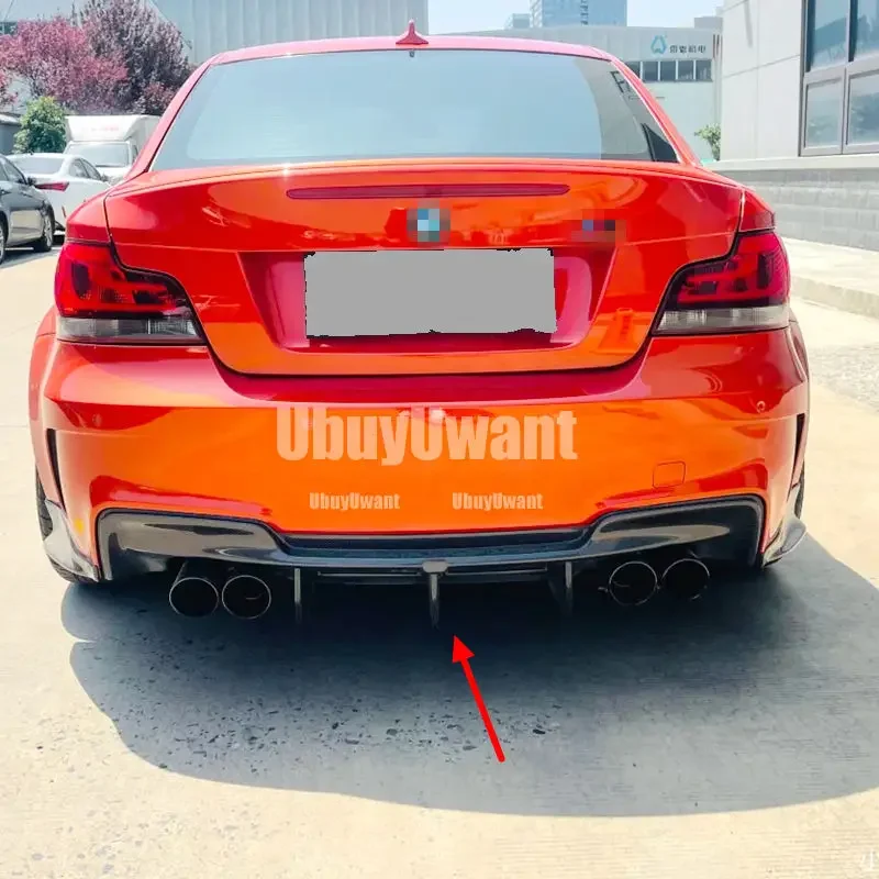 Difusor trasero fibra de carbono real BMW E82 Serie 1 Coupé - imagen 2