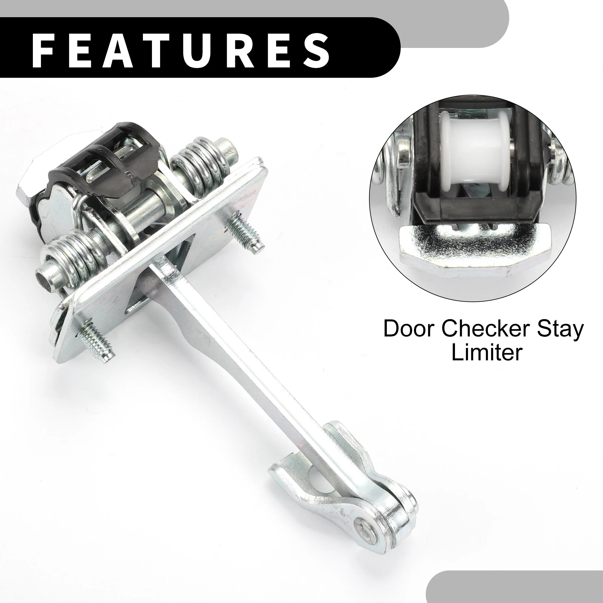 UXCELL limitador de tope de correa de retención de puerta No.9181Q8 tope de soporte de retención de puerta delantera izquierda derecha de coche para CITROEN DS3 2009-2019 - imagen 4