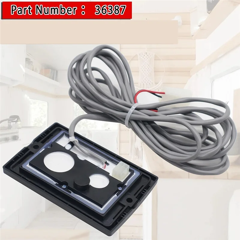 Marco de Panel de interruptores de baño RV con arnés de cableado de Panel de Control de dos botones para Tecma para inodoro RV Silence Plus 36387 - imagen 3