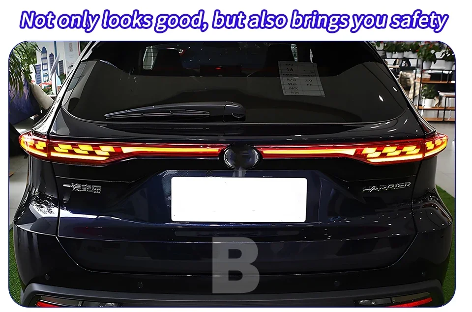 Conjunto de luces traseras LED KGKB para Toyota Harrier