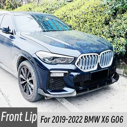 Kit labio divisor y difusor delantero ABS para BMW X6 G06 (2019-2022) M Sport