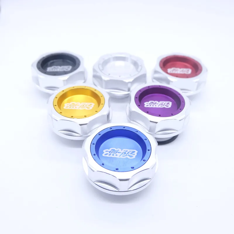 Mugen Power Performance tapa de aceite filtro de combustible cubierta de tapa de tanque de motor de carreras para accesorios de coche HONDA motor serie D/B/H/K/F/L