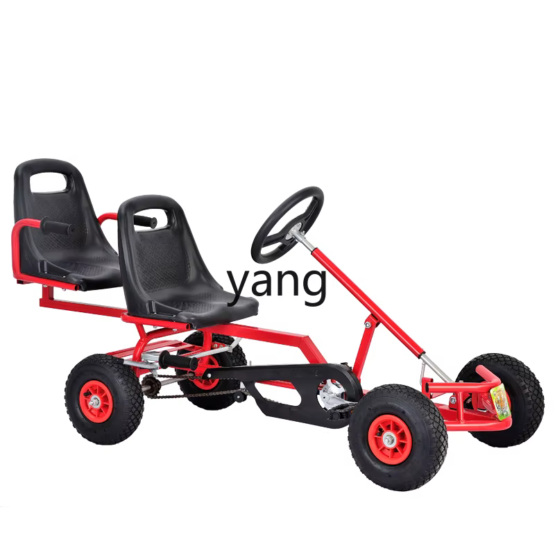 Vista del quad kart doble para exteriores