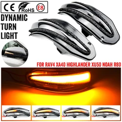 Intermitente LED dinámico retrovisor Toyota RAV4 XA40 Highlander XU50