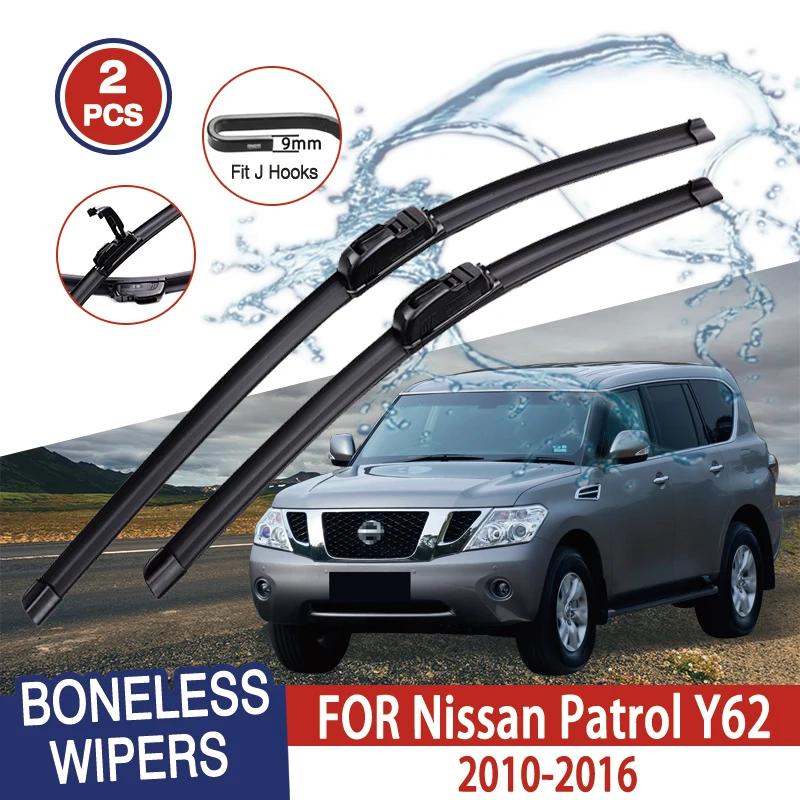 Escobillas limpiaparabrisas Nissan Patrol Y62 tipo U 2010-2016