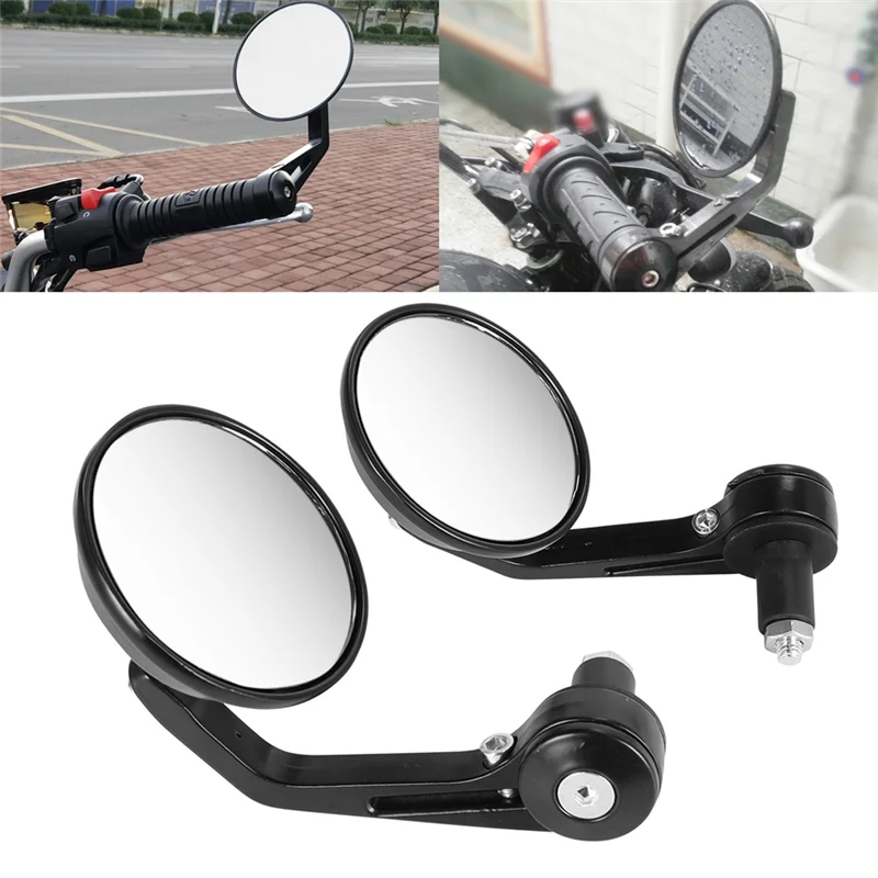 Espejo retrovisor de extremo de manillar para moto - imagen 5