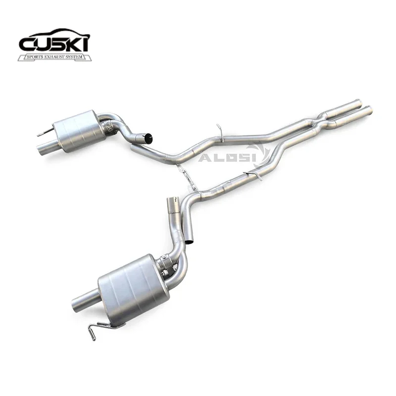 Escape deportivo trasero para Mercedes CLS400 W218 3.5
