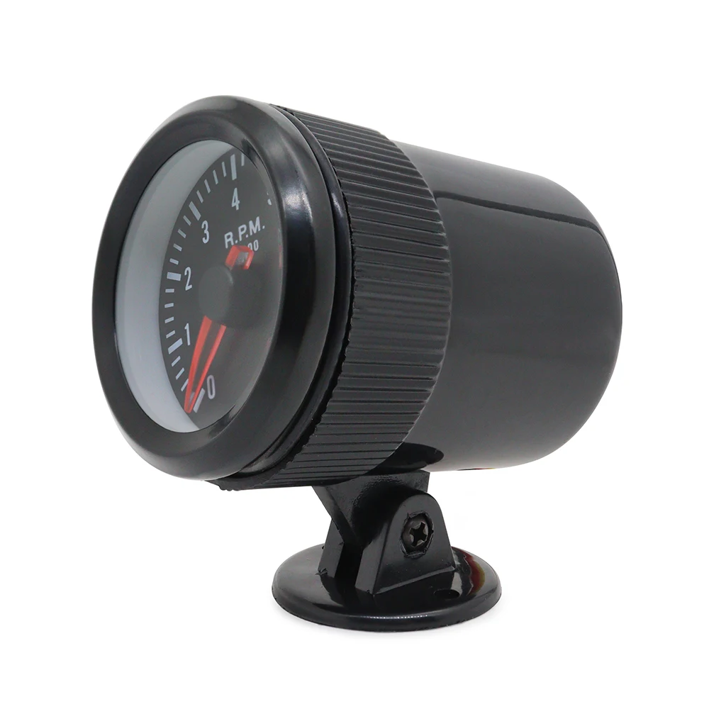 Tacómetro 52 mm 0-8000 rpm LED blanco para motores gasolina - imagen 4