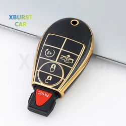 Funda TPU llave coche para Chrysler Dodge Jeep Town Country Grand Caravan Cherokee