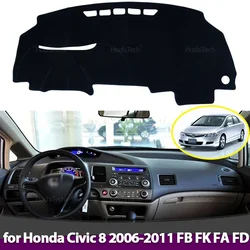 Alfombrilla salpicadero antideslizante Honda Civic VIII 2006-2011
