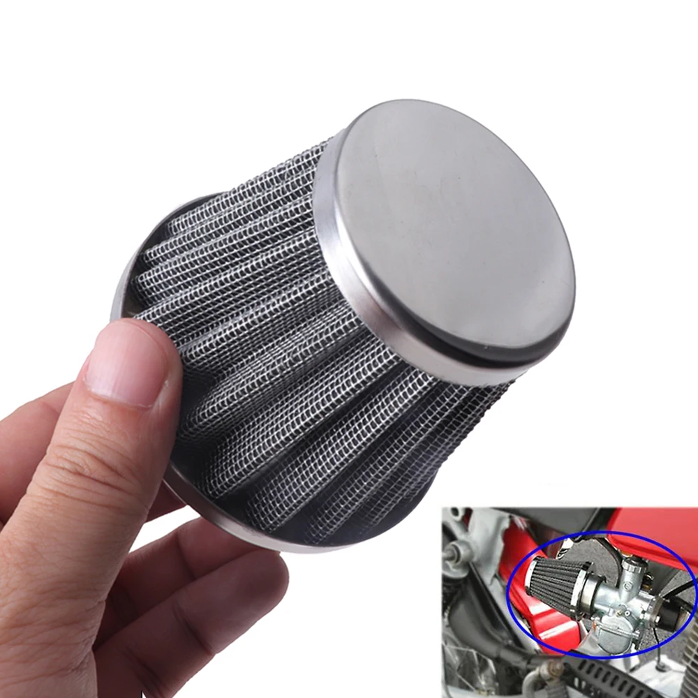Filtro de aire universal tipo seta para moto, scooter y quad