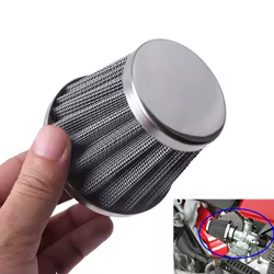 Filtro de aire universal tipo seta para moto, scooter y quad