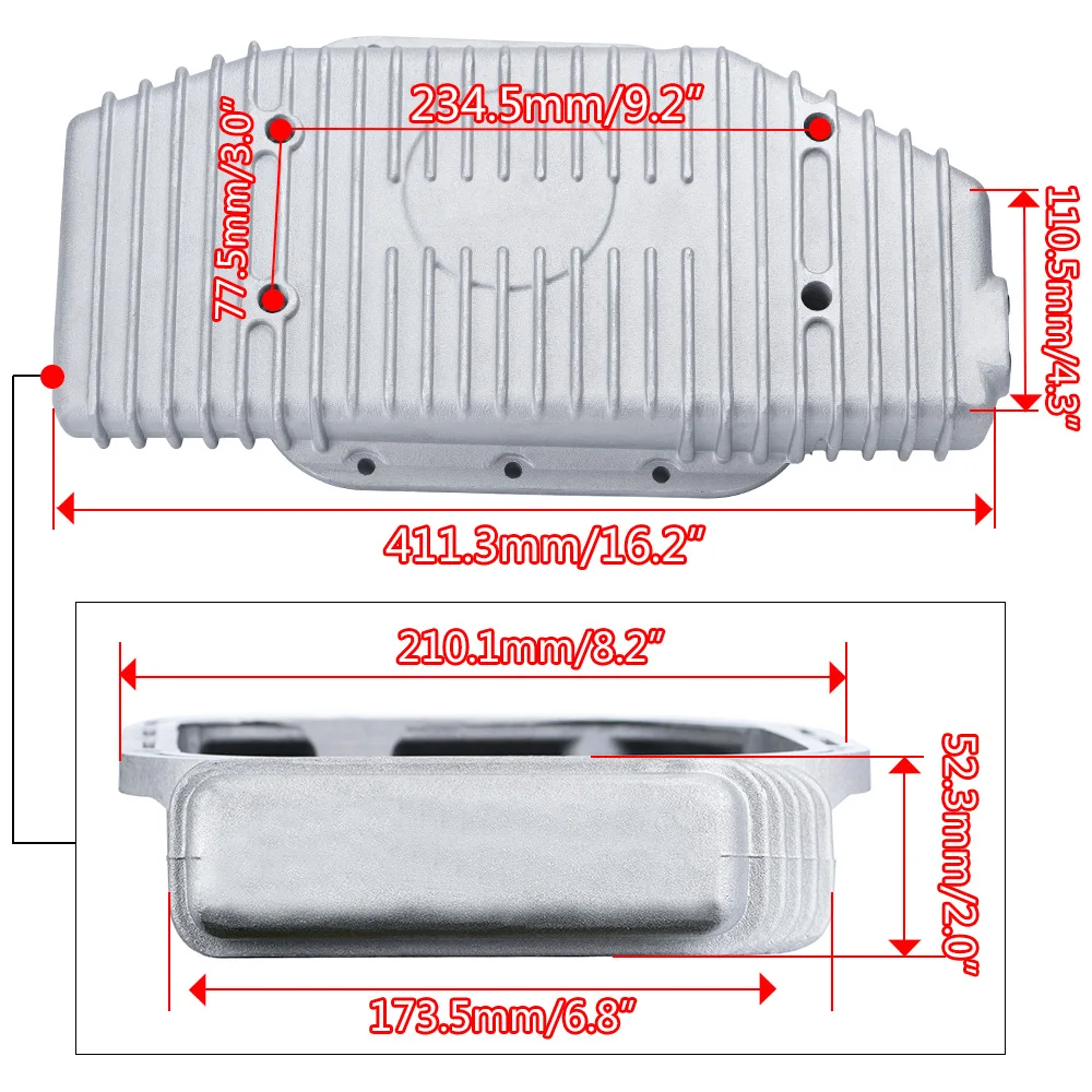 Colector de aceite PQY para Nissan SR20DET S13 S14 S15 - imagen 3