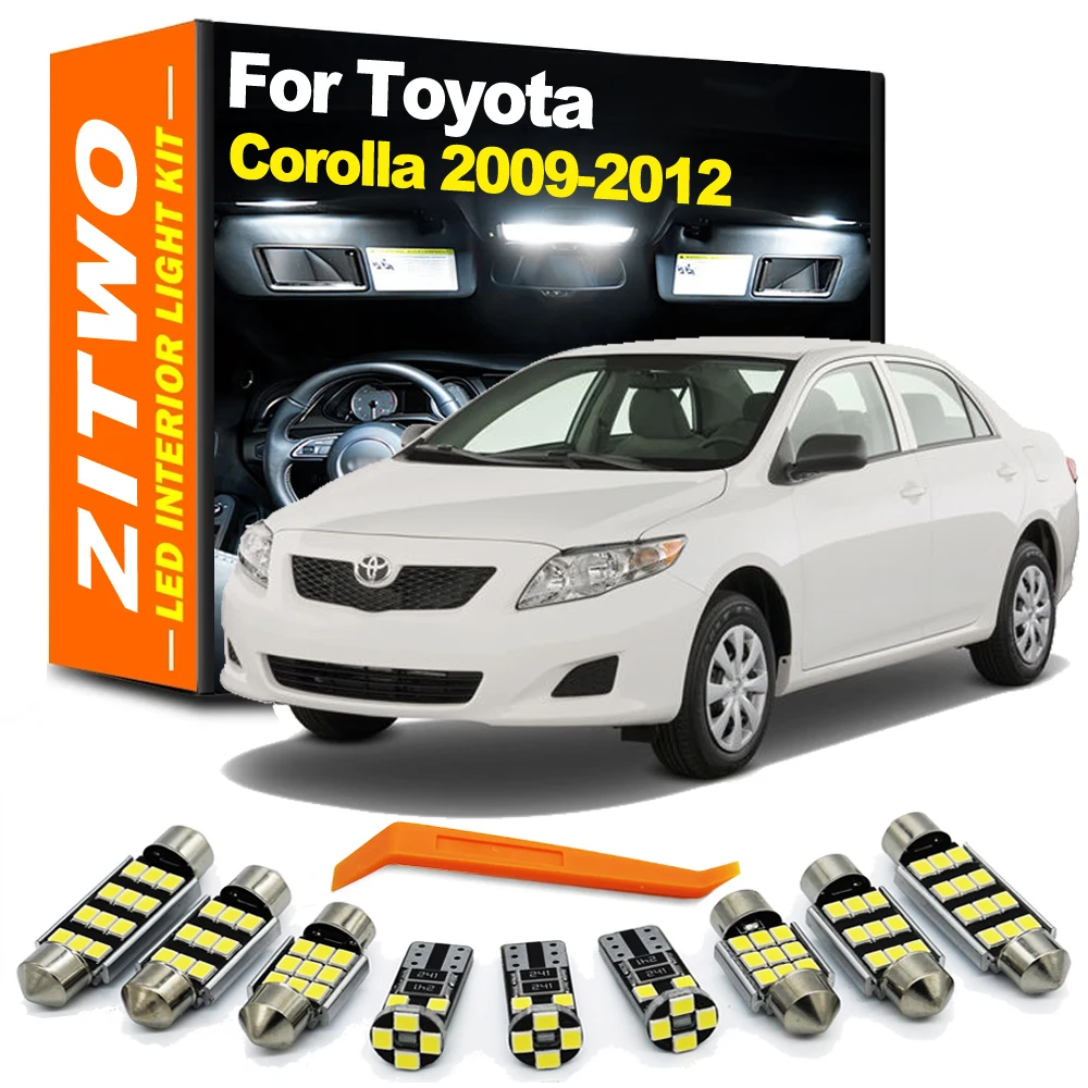 ZITWO kit luces LED interior Canbus para Toyota Corolla 2009-2012