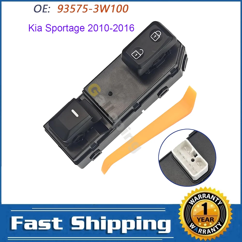 Interruptor elevalunas delantero derecho Kia Sportage 2010-2016