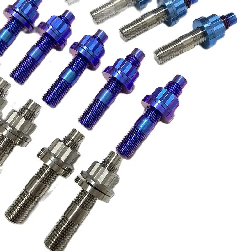 Colector admisión titanio con brida y tornillos M8/M10 – tuning - imagen 2