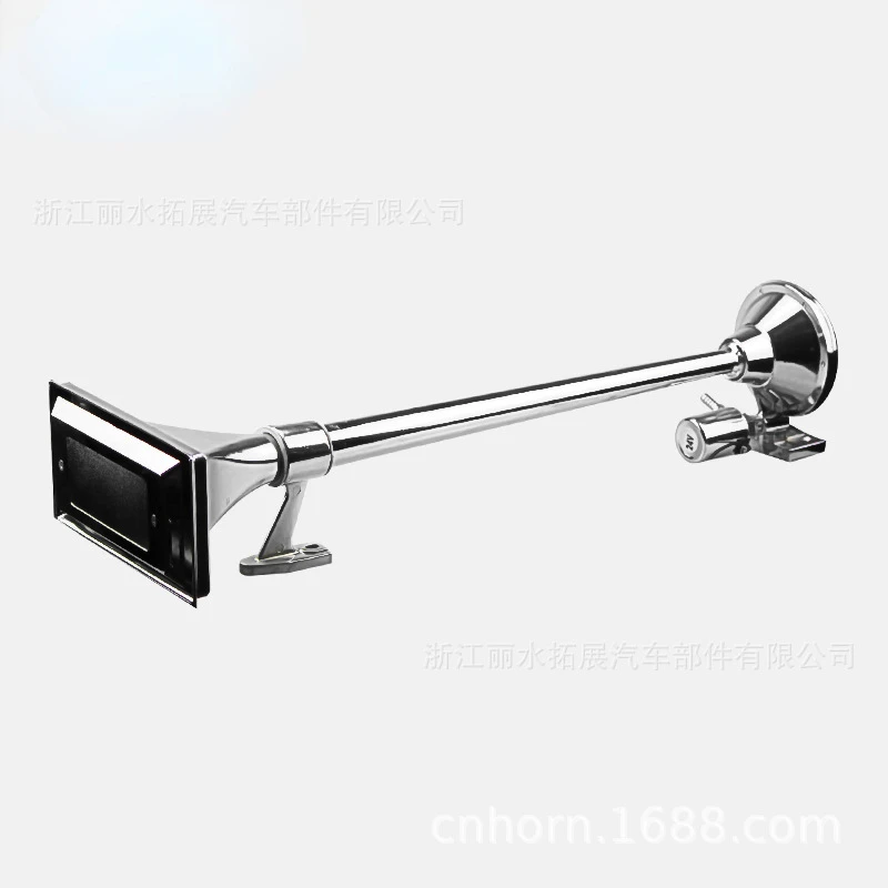 Bocina de aire cuadrada 640 mm 12/24 V para camión