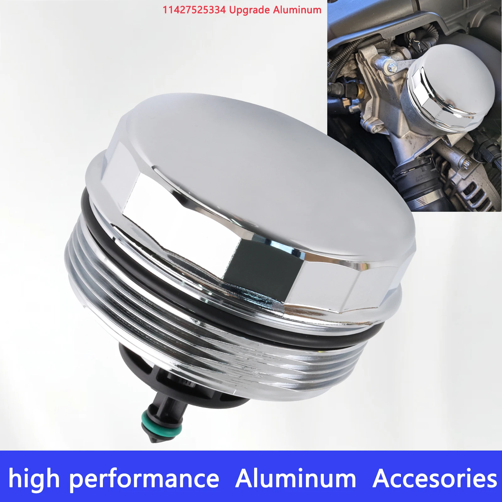 Tapa filtro aceite aluminio BMW 11427525334 – X3 X5 X6 328i 528i