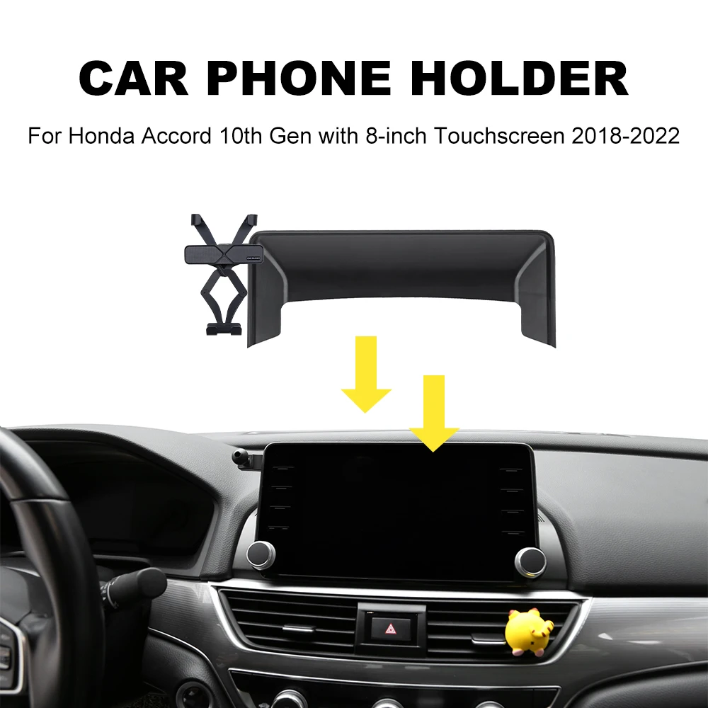 Soporte móvil 360° antivibración para Honda Accord 2018-2022 pantalla 8"