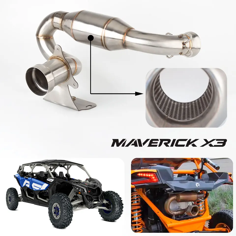 Silenciador de escape Can-Am Maverick X3 Turbo R/RR Max 2017-2023