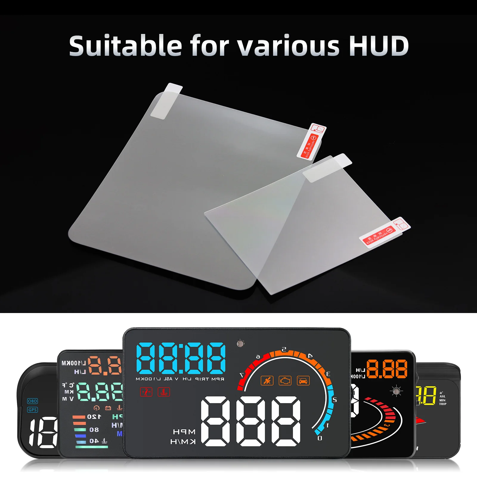 Protector pantalla multimedia coche film transparente 150x125mm - imagen 4