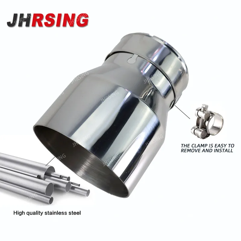 4 piezas de puntas de escape de acero inoxidable aptas para BMW F87 M2 F80 M3 F82 F83 M4 punta de silenciador directo modificación de piezas de tubería de extremo automático - imagen 2