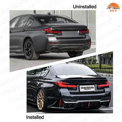 Difusor trasero 3D de fibra de carbono para BMW 5 Series G30 M5 F90