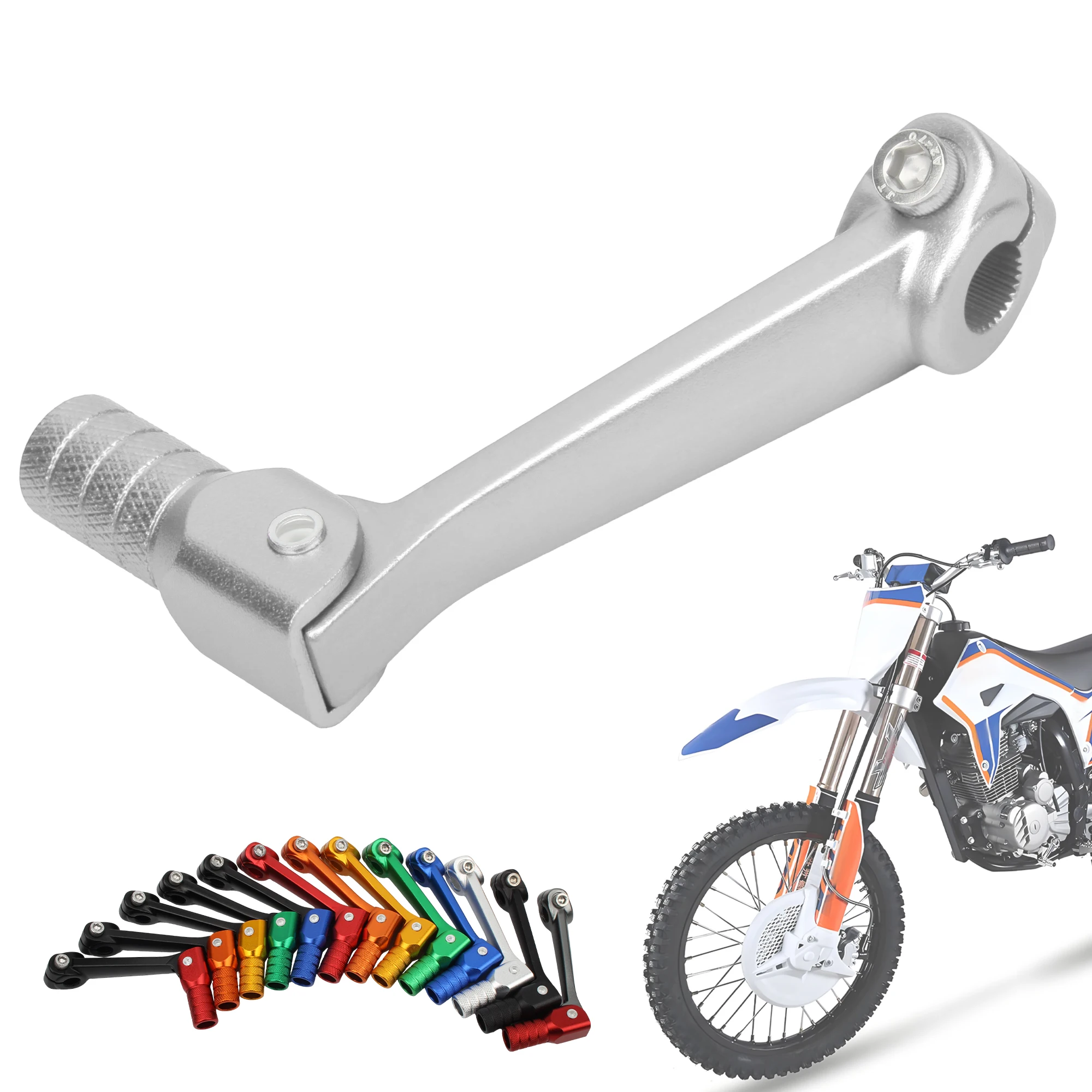 Palanca de cambio antideslizante en aluminio para ATV Dirt Bike - imagen 4