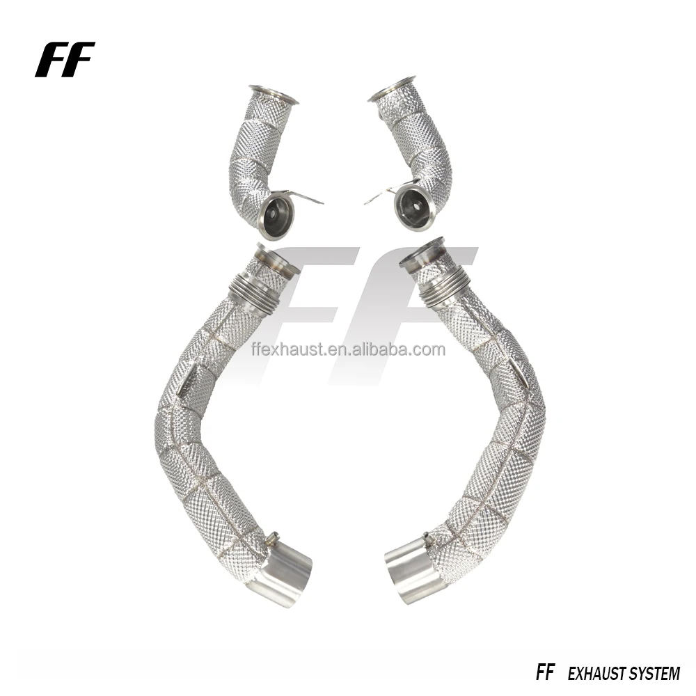 Tubo de bajada acero inoxidable para BMW M8 F91 F92 F93 4.4 Turbo - imagen 4