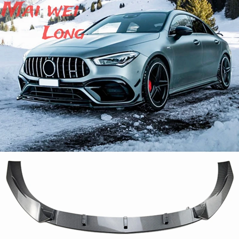 Kit labio alerón delantero negro – Mercedes CLA 2020-2023 AMG