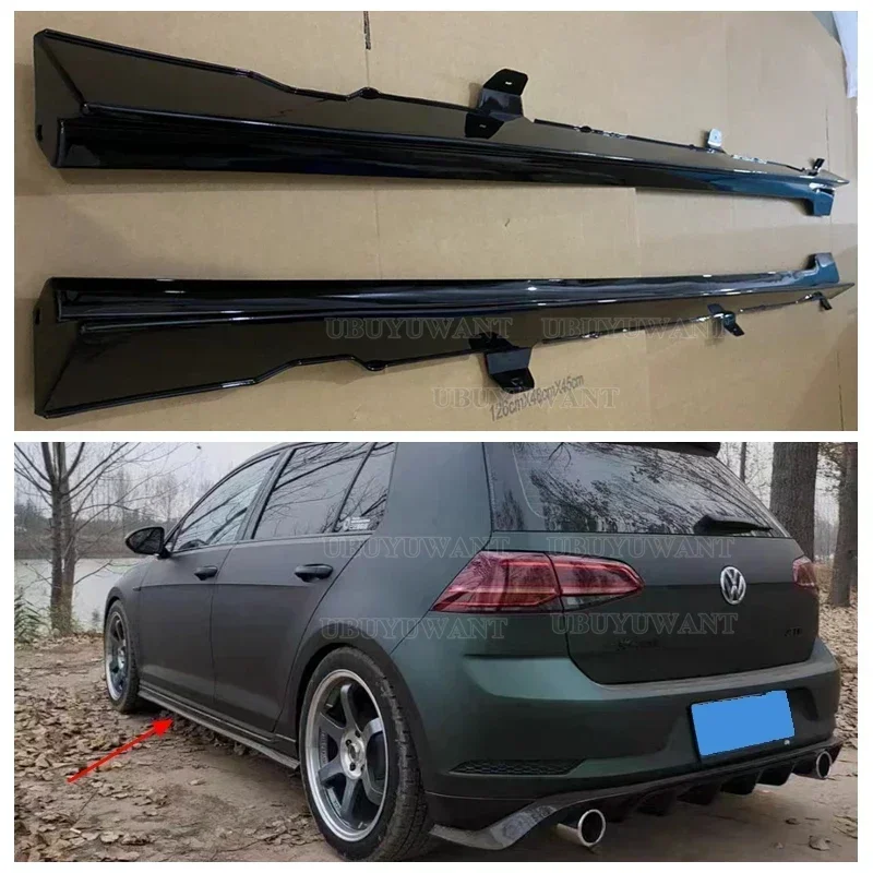 Faldones laterales ABS estilo TCR para VW Golf 7/7.5 (2014-2017) - imagen 3