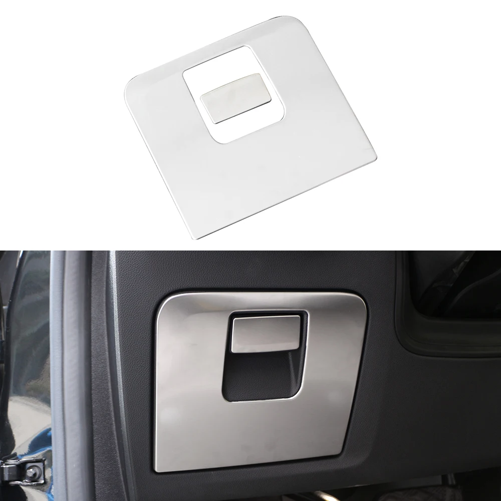 Guantera de almacenamiento de coche de acero inoxidable, cubierta de manija, pegatina embellecedora para BMW X3 G01 X4 G02 2018 2019 2020 2021 2022, accesorios - imagen 3