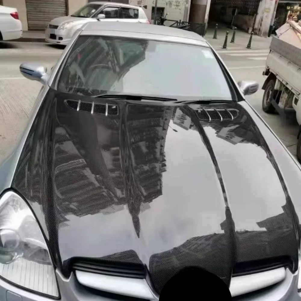 Cubierta de motor de fibra de carbono para Mercedes-Benz SLK R171 - imagen 4