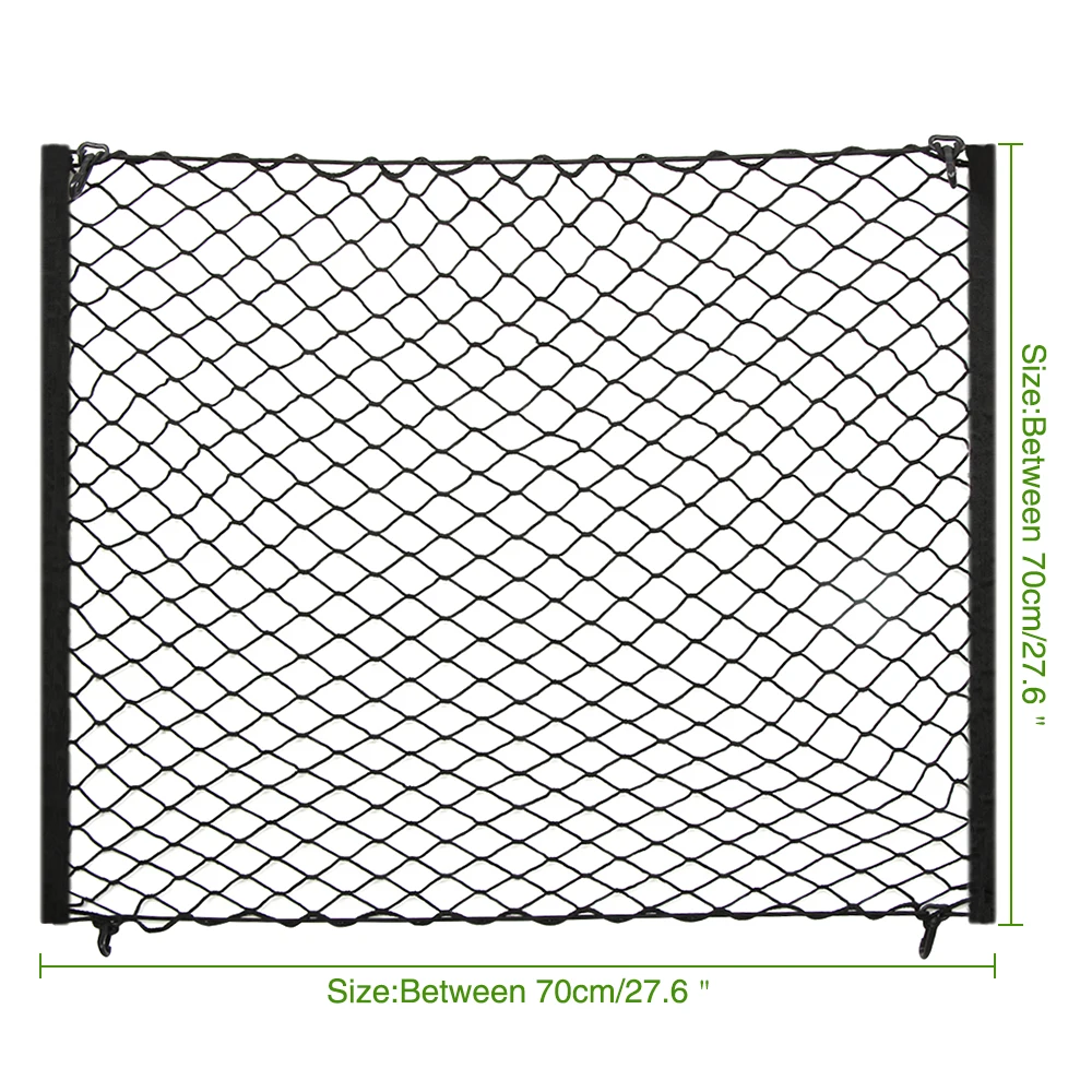 Red de malla elástica para almacenamiento de maletero de coche, 4 ganchos, equipaje para Opel Mokka Corsa Astra G J H insignia Vectra Zafira Kadett Monza Combo - imagen 3