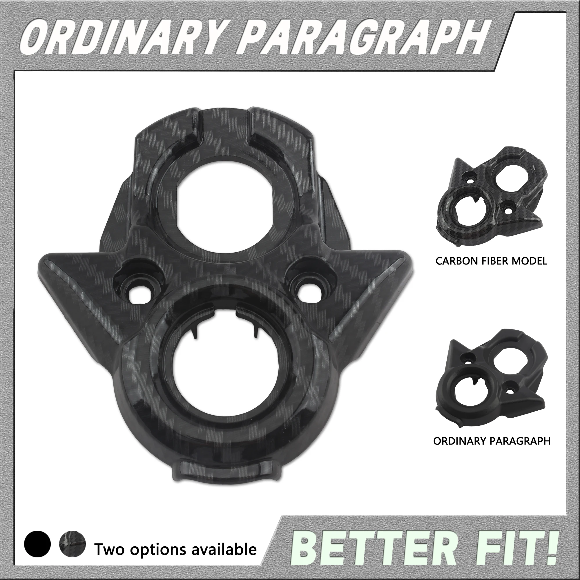 Cubierta de Control Central de fibra de carbono para motocicleta sur-ron Light Bee X, Protector de Panel embellecedor, piezas de accesorios para Motocross - imagen 2