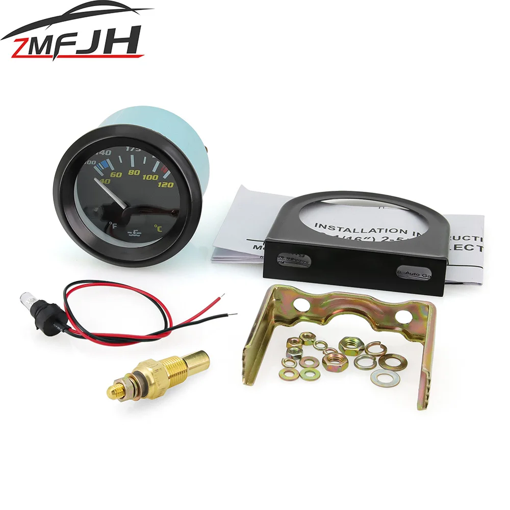 Indicador múltiple 52mm presión aceite voltaje combustible temperatura coche 12V