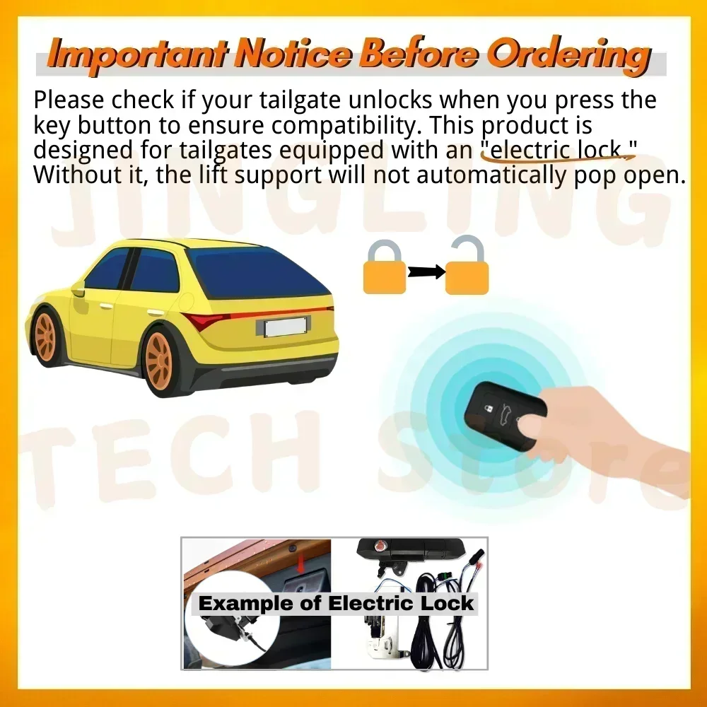Cantidad (2) puntales de maletero con resorte para Chery eQ1 S51 EV para DR 1,0 Hatchback 2017-presente soporte de elevación de puerta trasera amortiguador - imagen 2