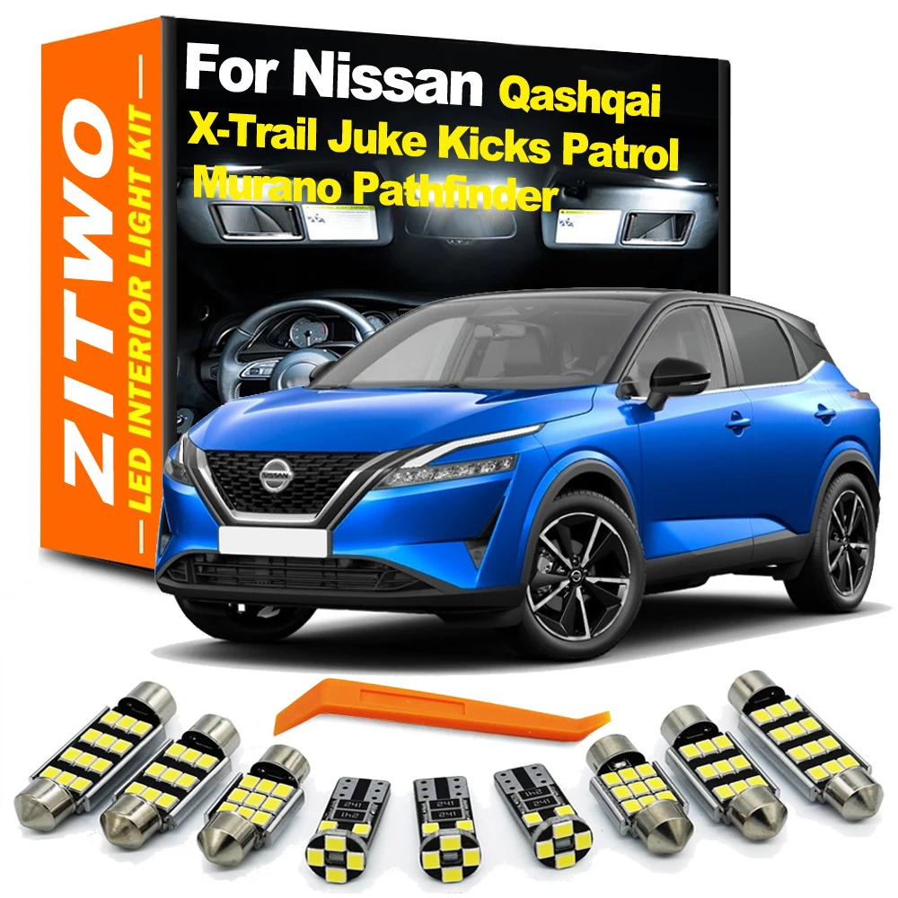 Kit LED interior ZITWO para Nissan Qashqai y X-Trail