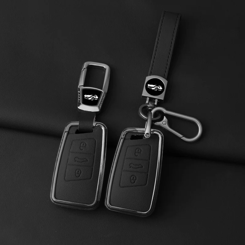 Funda piel llave VW Passat B8, Skoda Superb A7, Kodiaq - imagen 3