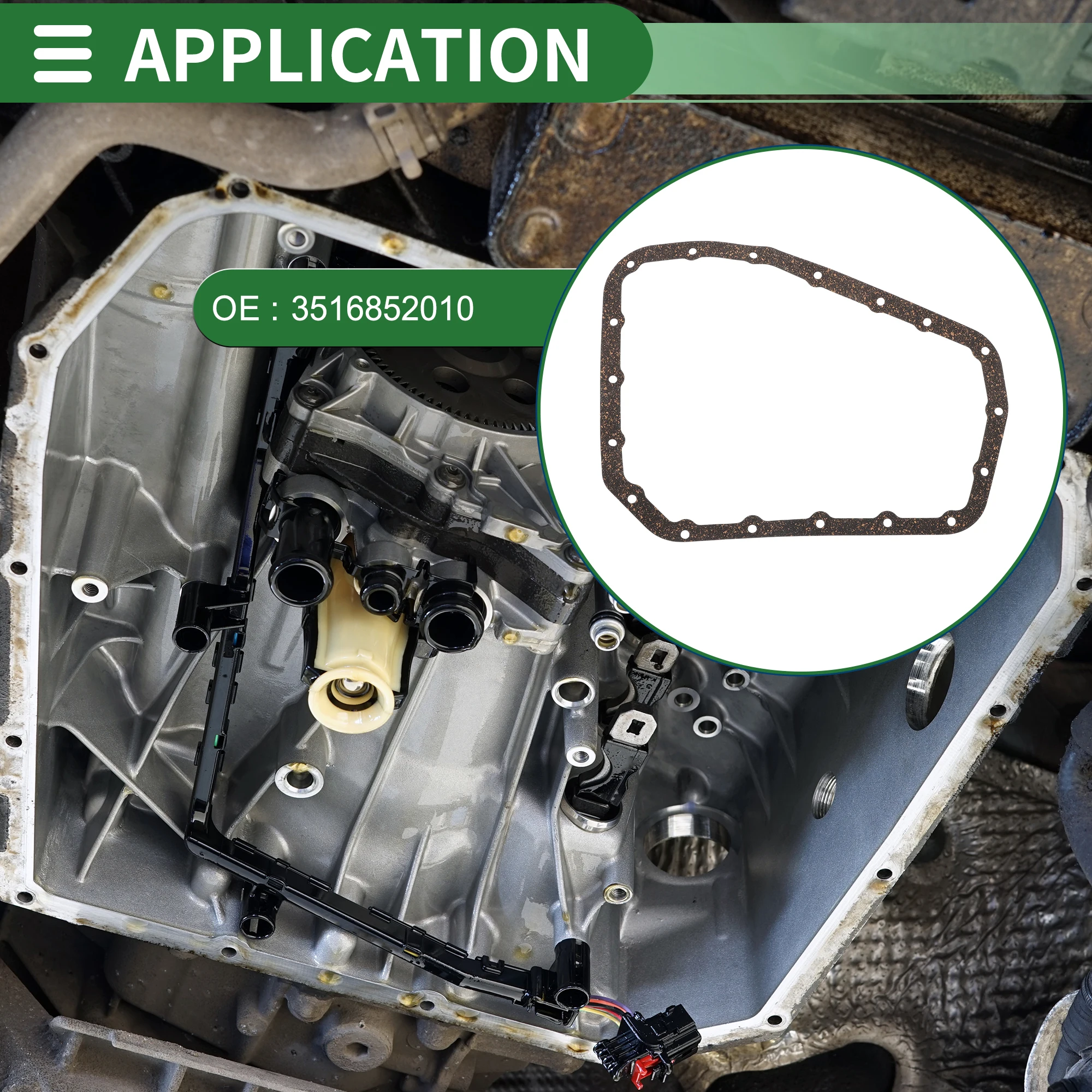 Autohaux 3516852010 junta de cárter de aceite – Toyota Vitz 2005-2010 - imagen 3