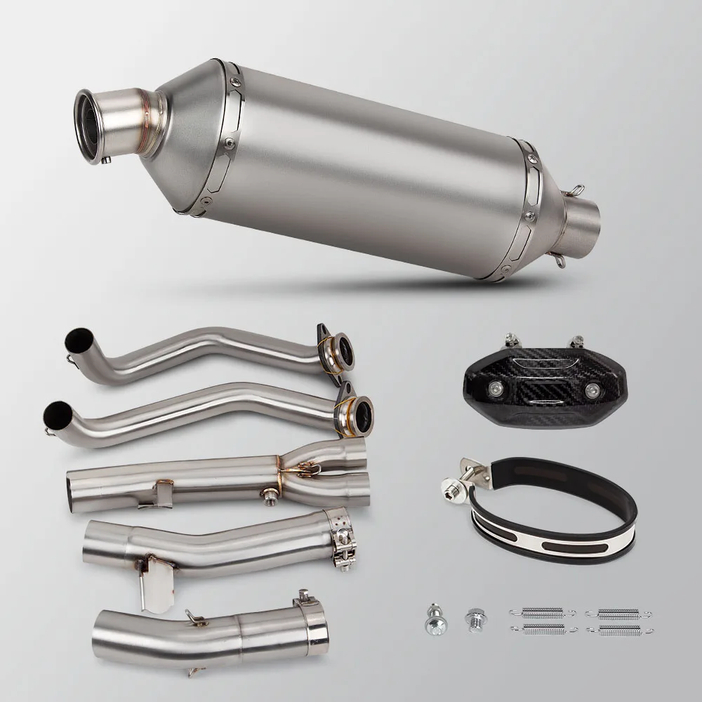 Escape completo inoxidable con DB Killer para Honda XL750 Transalp - imagen 2