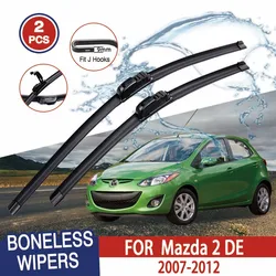 Escobillas limpiaparabrisas planas para Mazda 2 DE 2007-2012